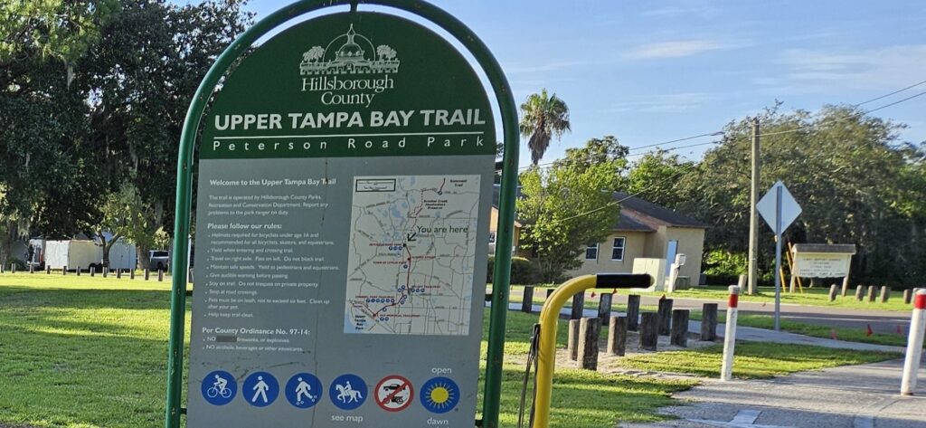 peterson road park upper tampa bay trail